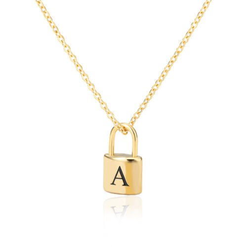 Letter Lock Pendant