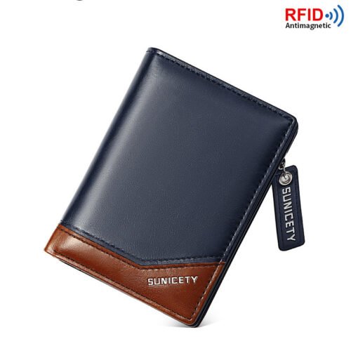 Zipper Short Men's Wallet