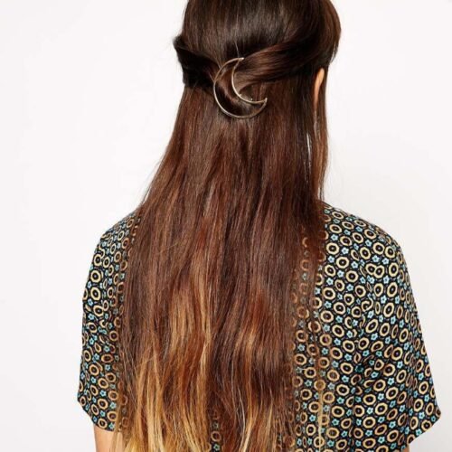 Triangle Moon Hairpin