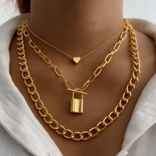Vintage Lock Necklace